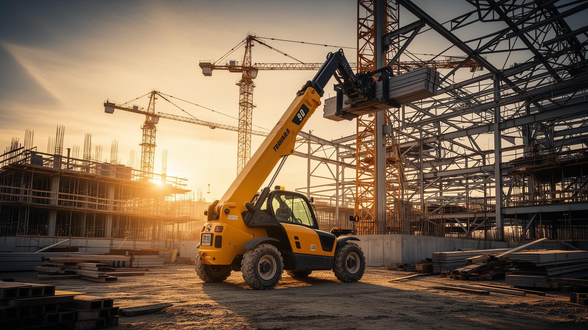 MVP Telehandler on a European construction site